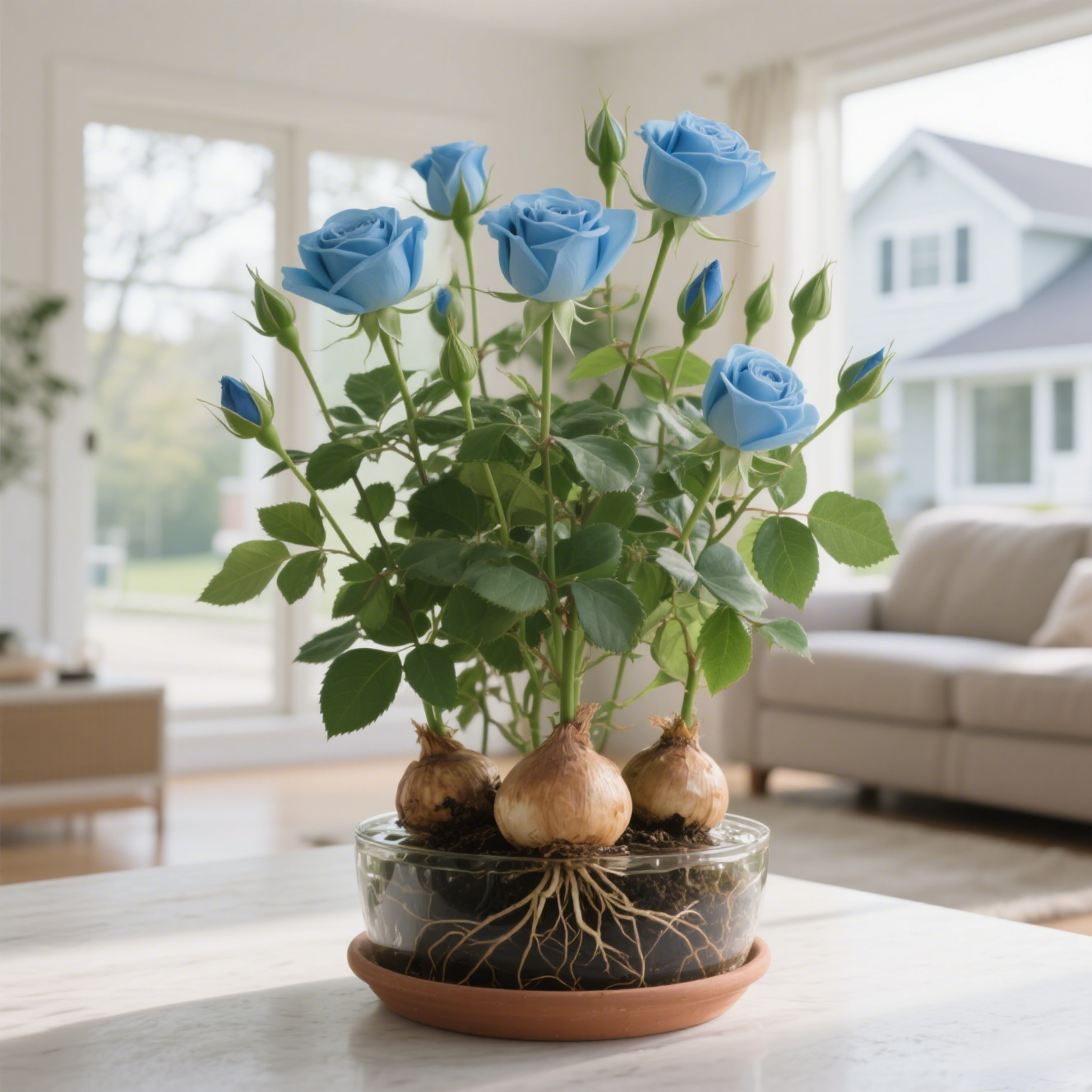 ✨Hidropóniás Rózsa Hagymák - Elbűvölő Illatos🌹Vízben vagy talajban is termeszthető-Clara Rosan