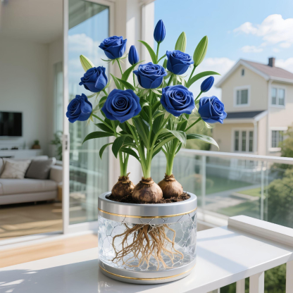 ✨Hidropóniás Rózsa Hagymák - Elbűvölő Illatos🌹Vízben vagy talajban is termeszthető-Clara Rosan