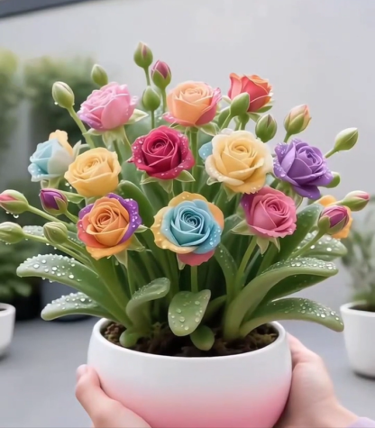 🌹🎉Kétszirmú Rózsa Orchidea Hagymák - Fagyálló és illatos-Clara Rosan