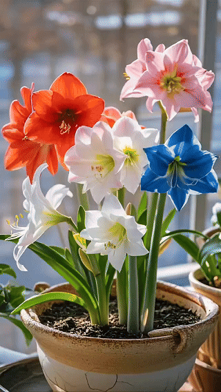 Kétpettyes Parfüm Amaryllis Hagymák - Óriási Virágok, A Tél Virága-Clara Rosan