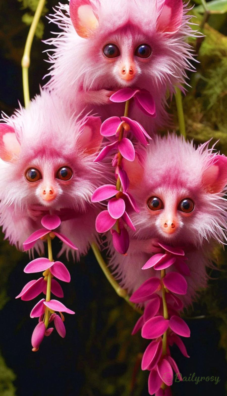 Rózsaszín majom arcú orchidea magok-Clara Rosan