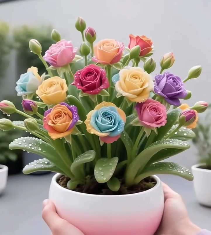 🌹🎉Kétszirmú Rózsa Orchidea Hagymák - Fagyálló és illatos-Clara Rosan