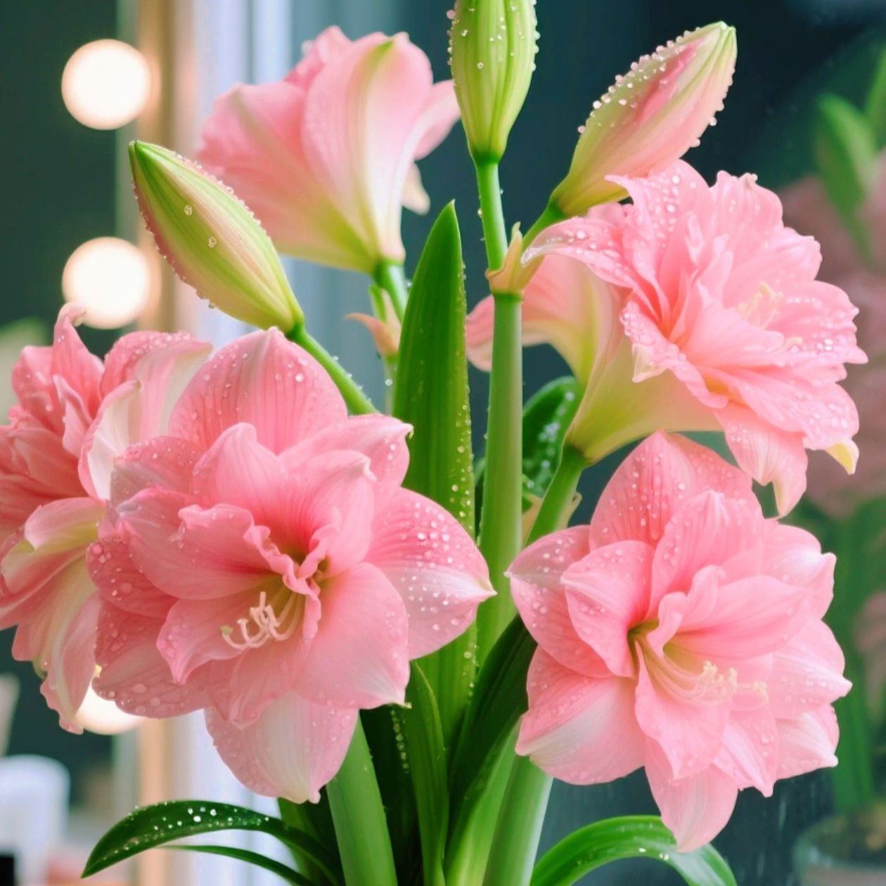 Kétpettyes Parfüm Amaryllis Hagymák - Óriási Virágok, A Tél Virága-Clara Rosan