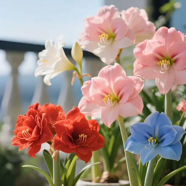 Kétpettyes Parfüm Amaryllis Hagymák - Óriási Virágok, A Tél Virága-Clara Rosan