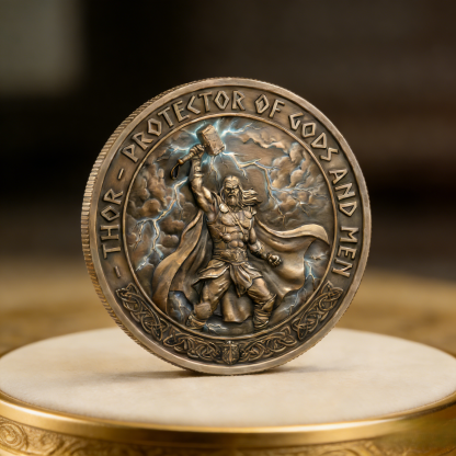 God of Thunder Mjolnir Commemorative Coin