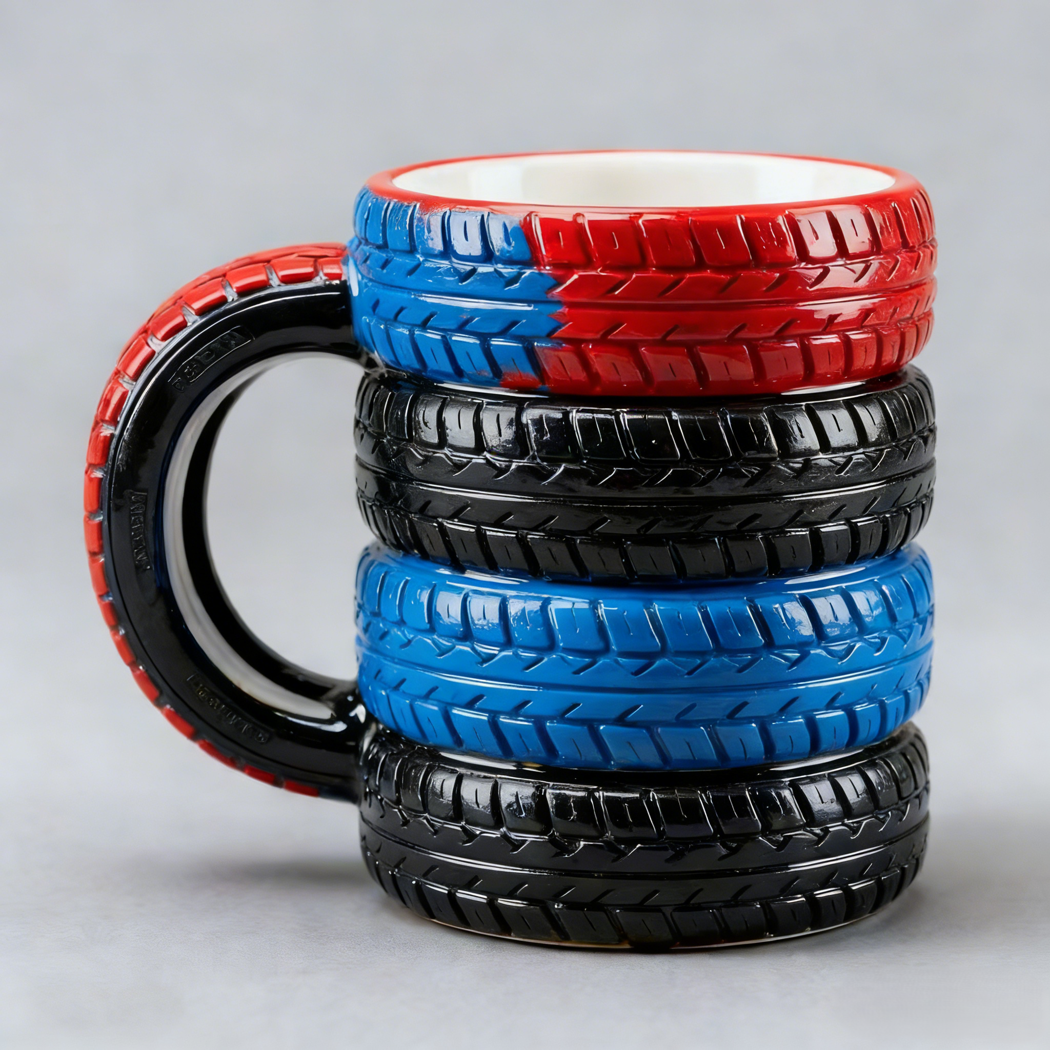 🛞⚡ Brand-New Tire Mug – Eye-Catching Design, Limited Edition