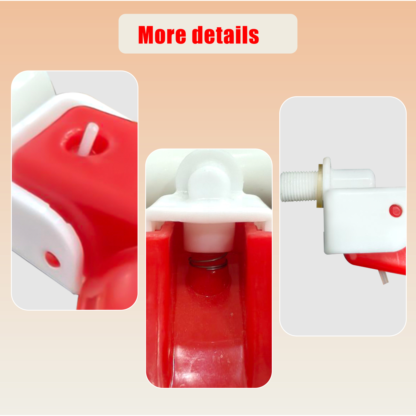 Automatic Chicken Waterer] Complete Set Automatic Chicken Nipple Waterer | Pipeline Cups And 1/2" PVC Tee Fittings Pipe Feeder Poultry Waterer Chicken Water Cup Chicken Waters Chicken Watering System