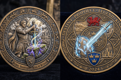 King Arthur – Sword in the Stone Legendary Commemorative Coin
