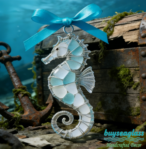 Hand-Wrapped SeaGlass Collection 