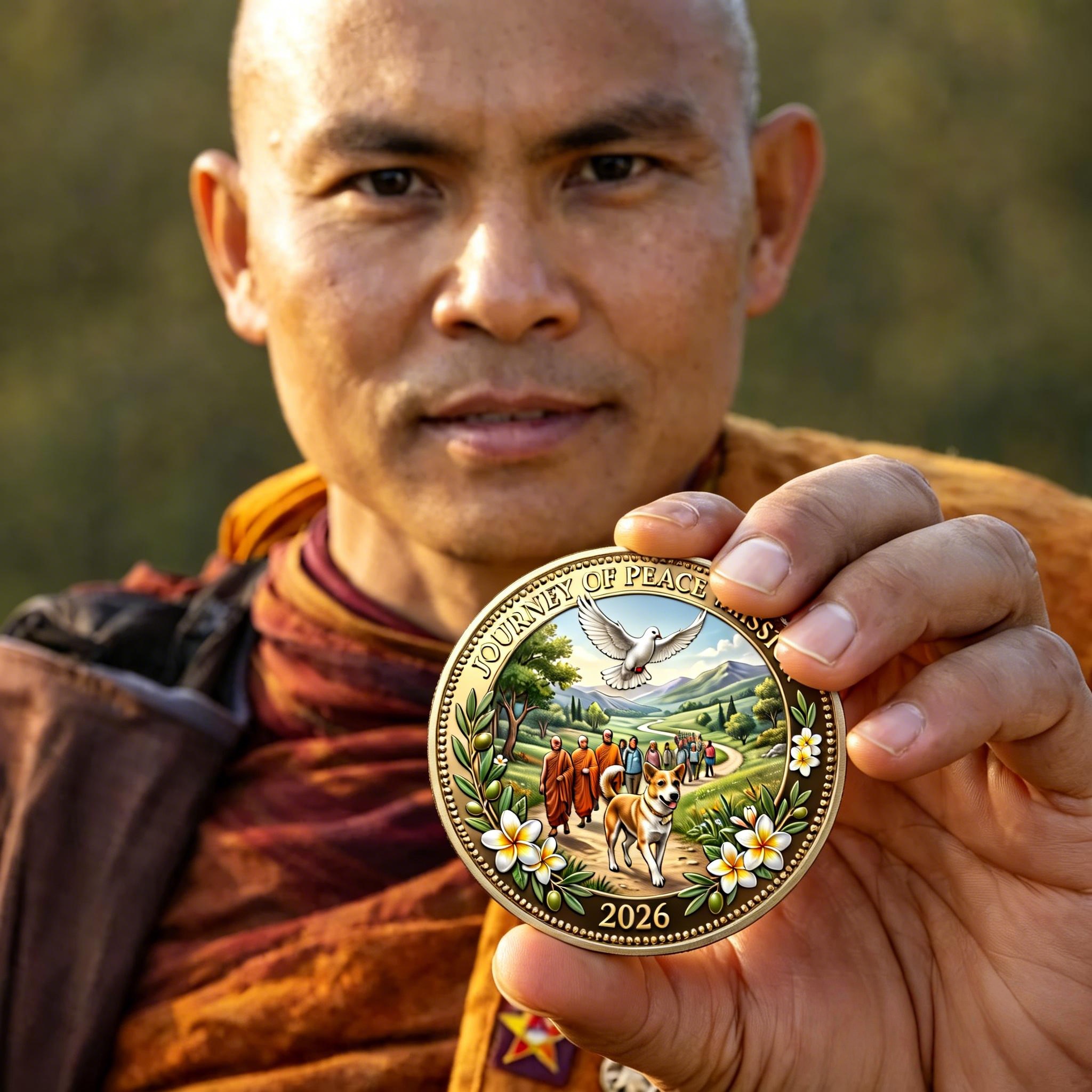 🕊2026“Journey of Peace Mission”Commemorative Coin