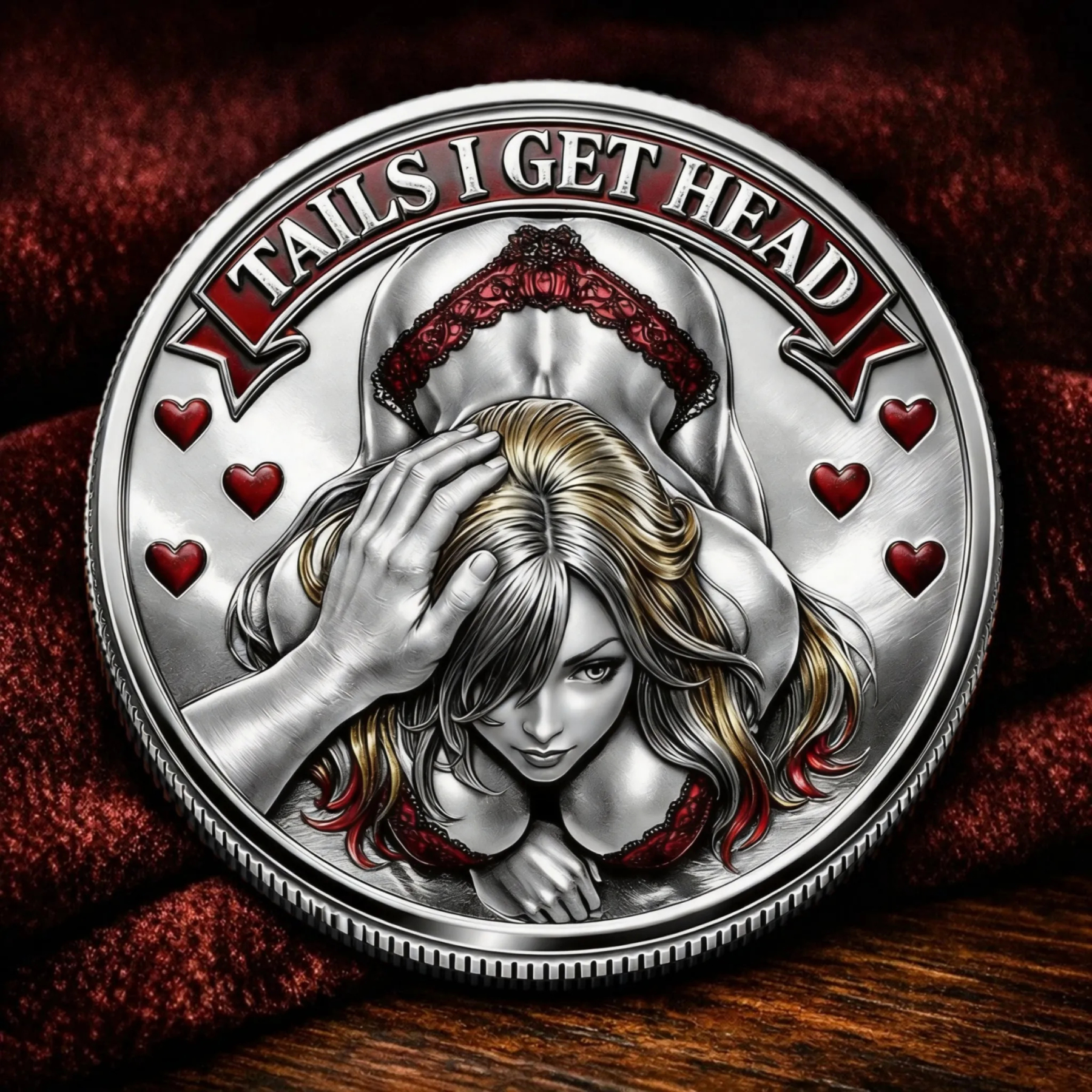 🌹Early Valentine Sale 60% OFF -❤️Heads I Get Tail / Tails I Get Head Commemorative Coin