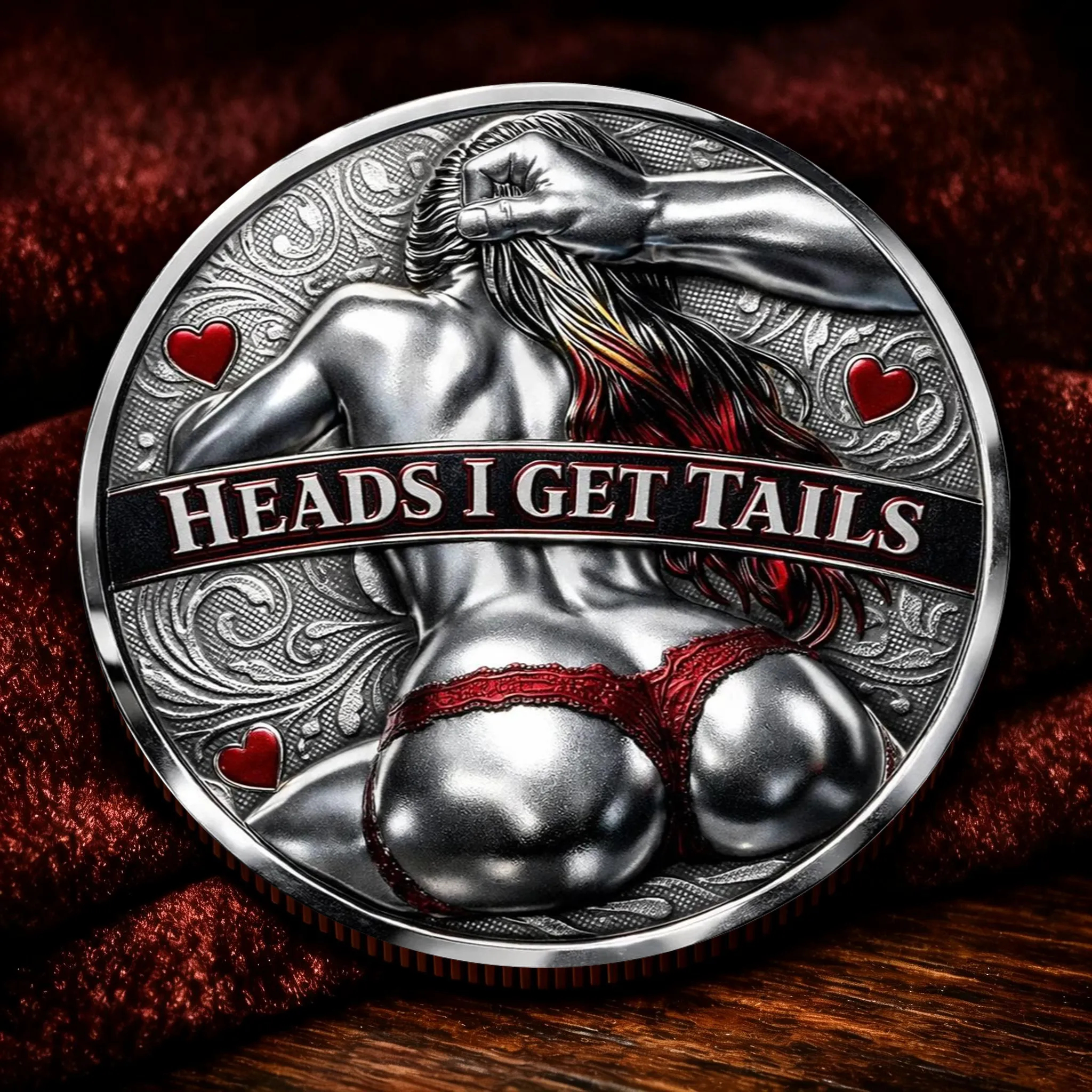 🌹Early Valentine Sale 60% OFF -❤️Heads I Get Tail / Tails I Get Head Commemorative Coin