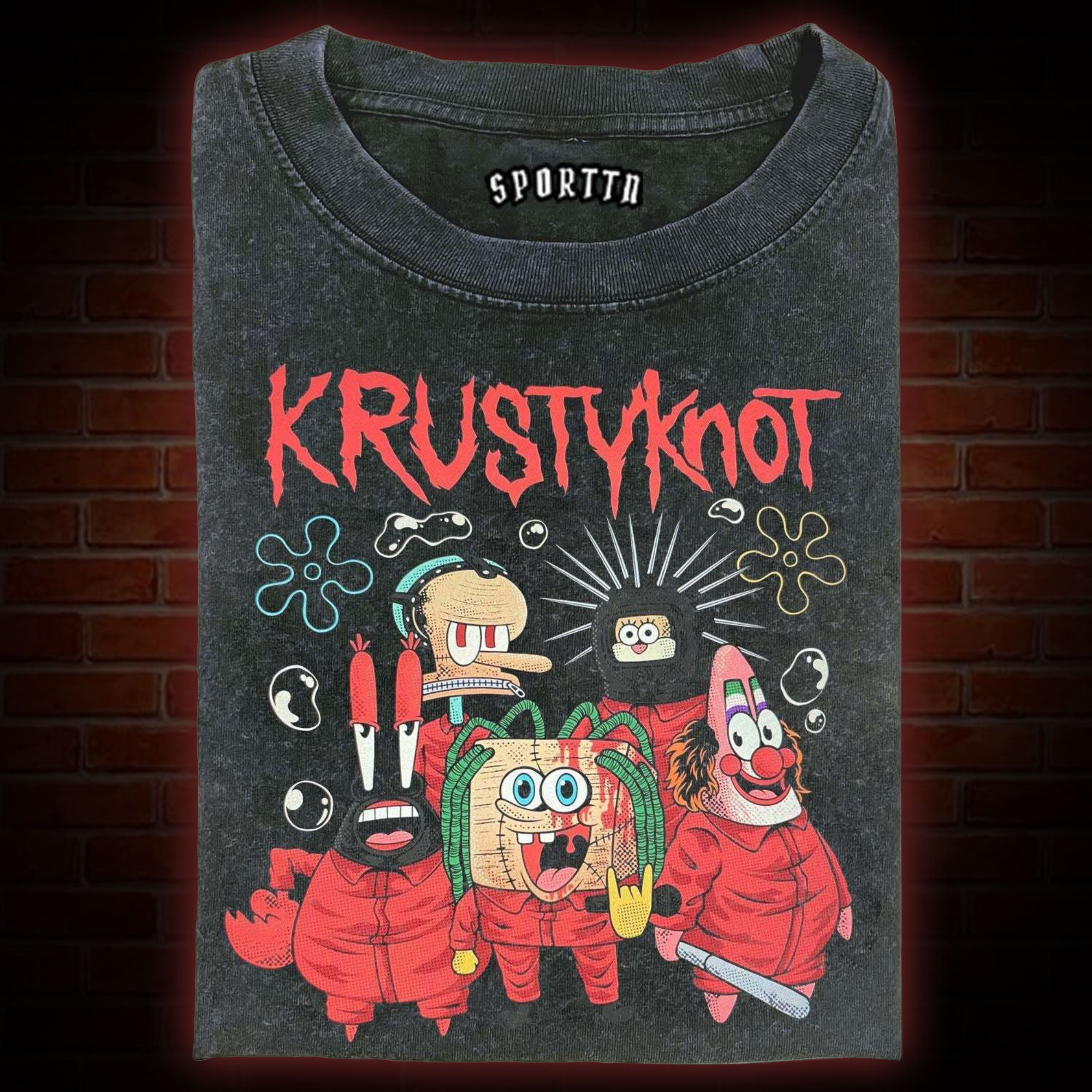 MUSIC SLIPKNOT VINTAGE WASHED TEE