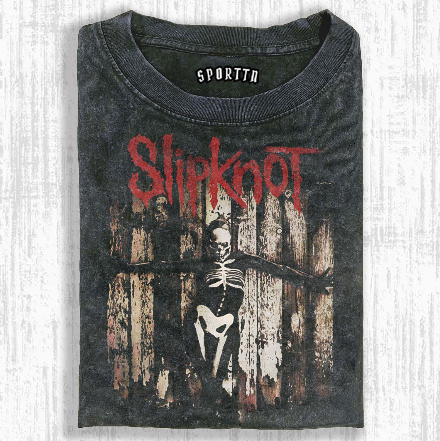 MUSIC SLIPKNOT VINTAGE WASHED TEE/SWEATSHIRT/HOODIE-LASPORTN