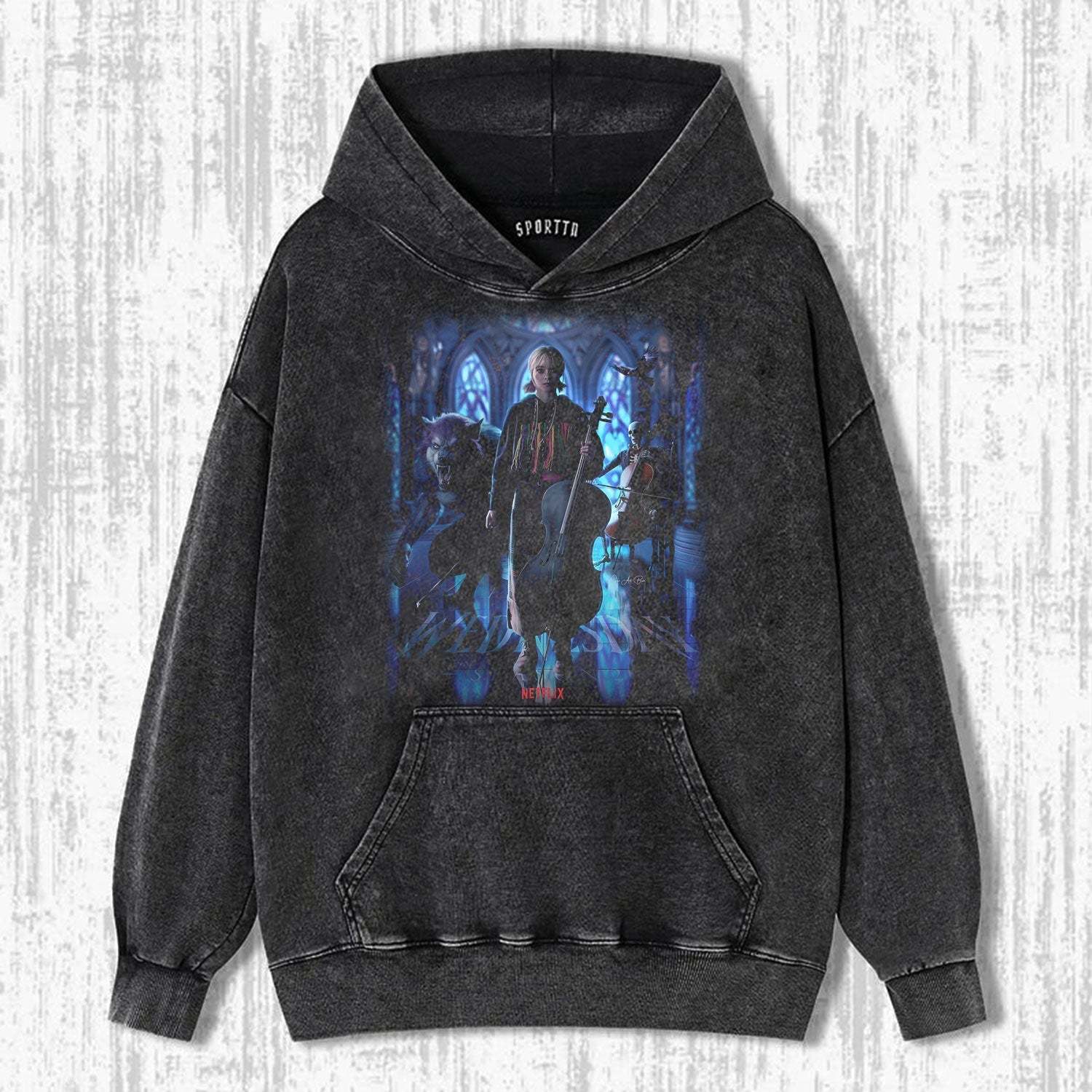 WEDNESDAY S2 ENID SINCLAIR THEMED T-SHIRT-LASPORTN