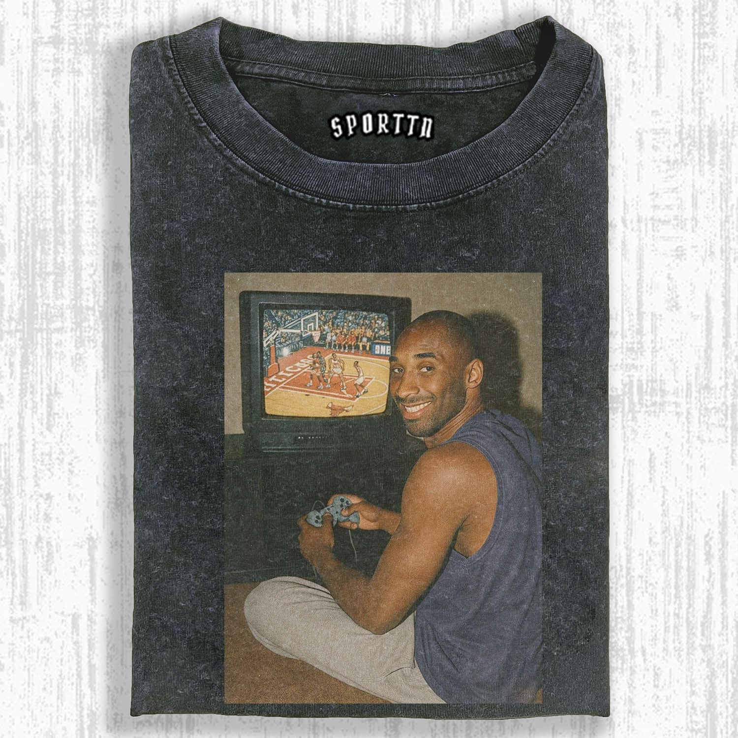 KOBE'S HAPPY TIME WITH BASKETBALL GAMES TEE-LASPORTN