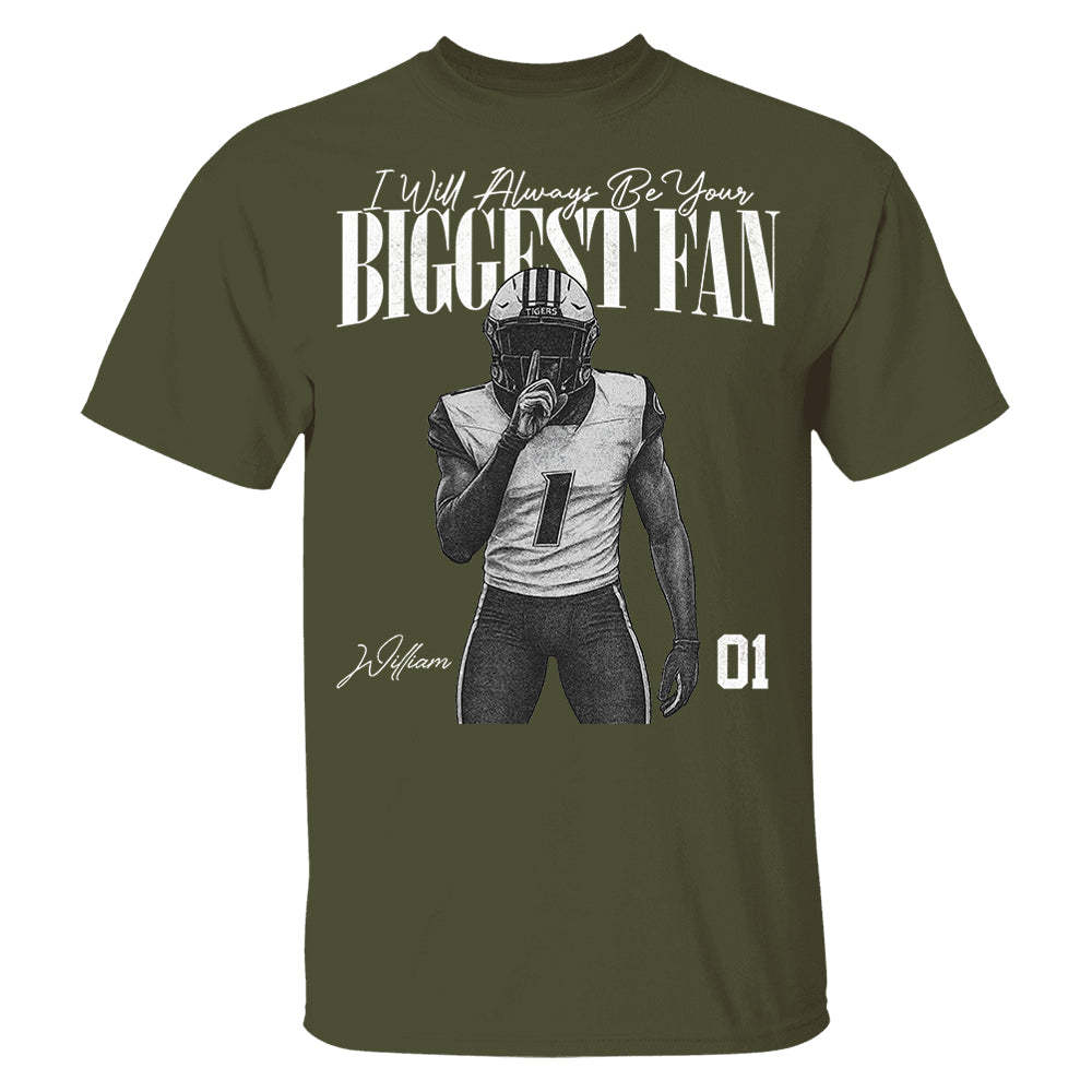 I'll Always Be Your Biggest Fan - Washed Tee Retro Bootleg Shirt For Football Players