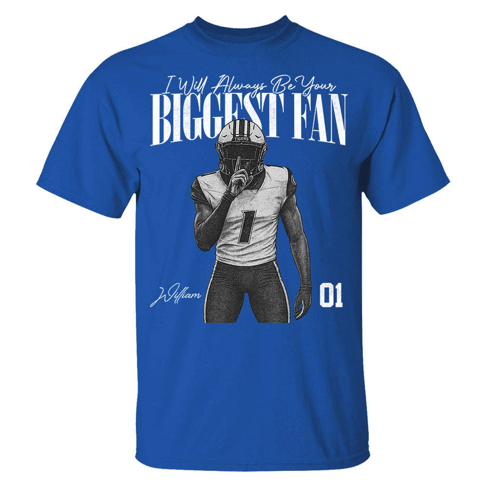 I'll Always Be Your Biggest Fan - Washed Tee Retro Bootleg Shirt For Football Players