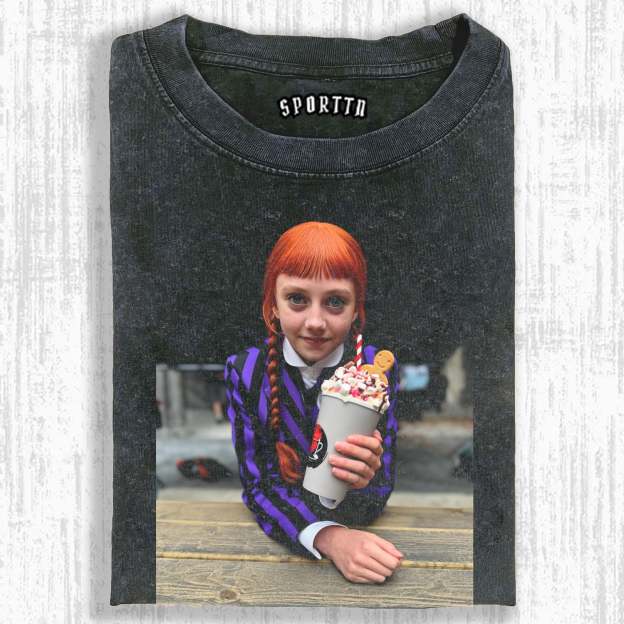 AGNES DEMILLE WEDNESDAY S2 THEMED T-SHIRT-LASPORTN