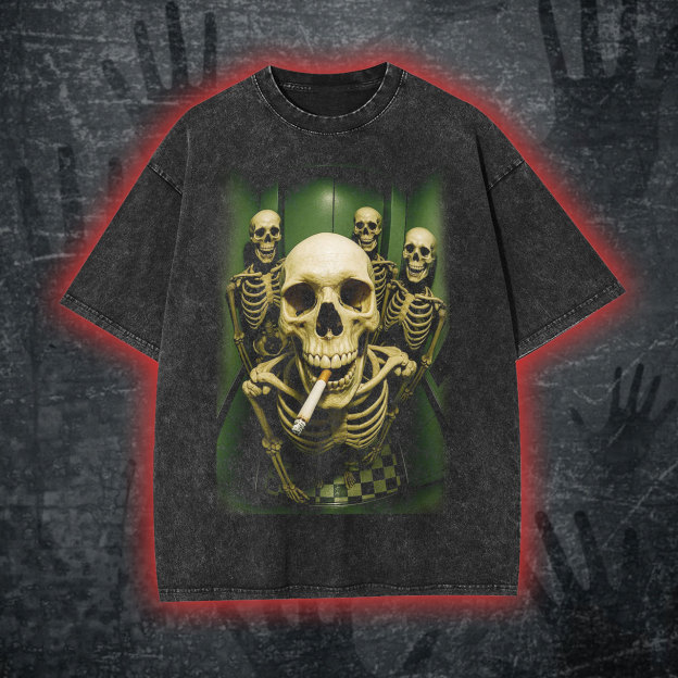 Vintage Skull Print T-Shirt/Sweatshirt/Hoodie-LASPORTN
