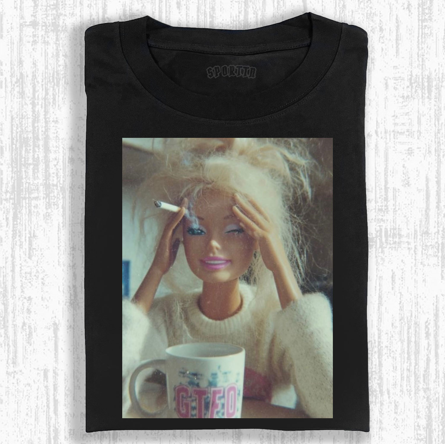 Exhausted Barbie Vintage T-Shirt/Sweatshirt/Hoodie-LASPORTN
