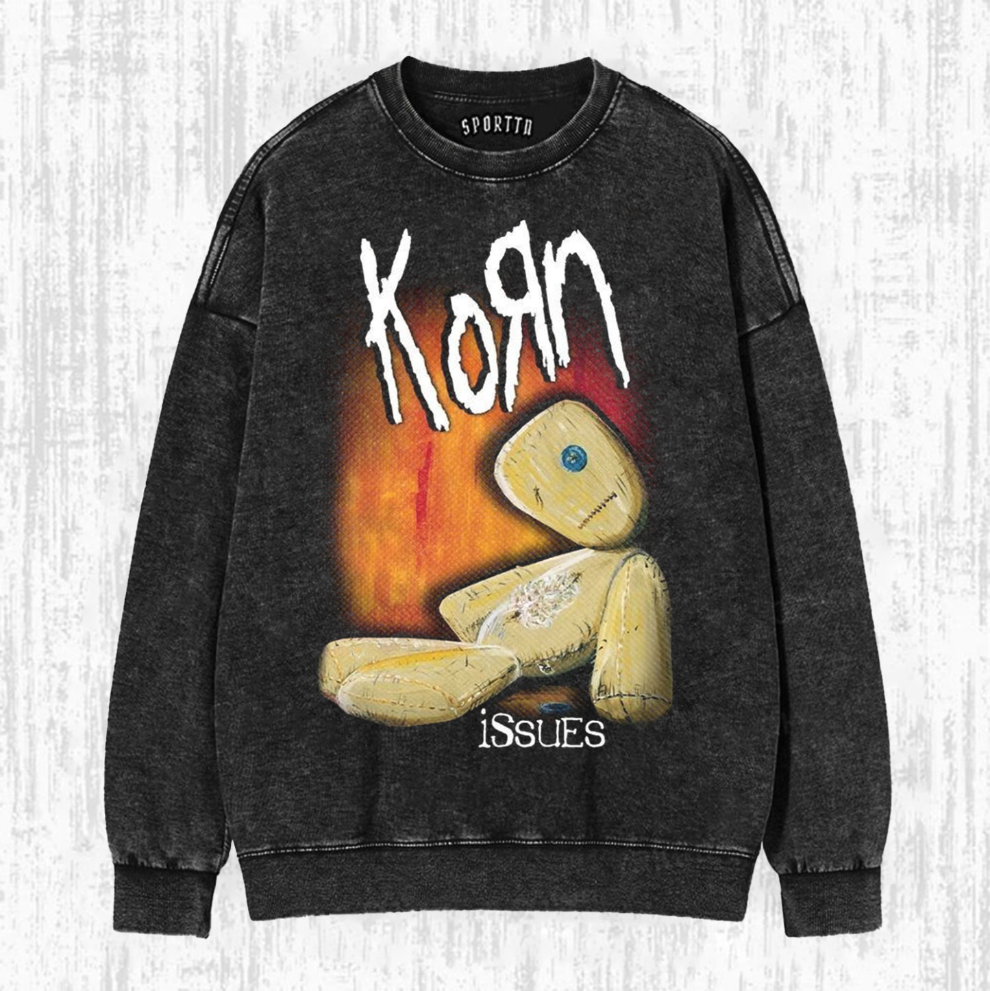 MUSIC KORN VINTAGE WASHED TEE/SWEATSHIRT/HOODIE-LASPORTN