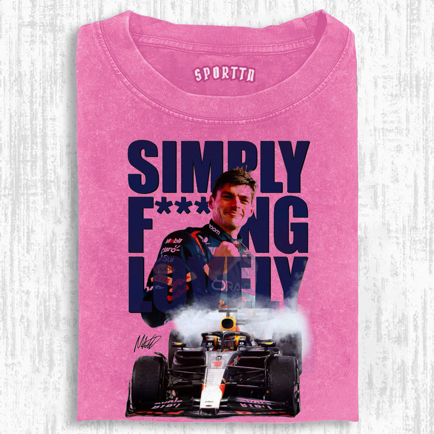 F1 MAX VERSTAPPEN TEE-LASPORTN