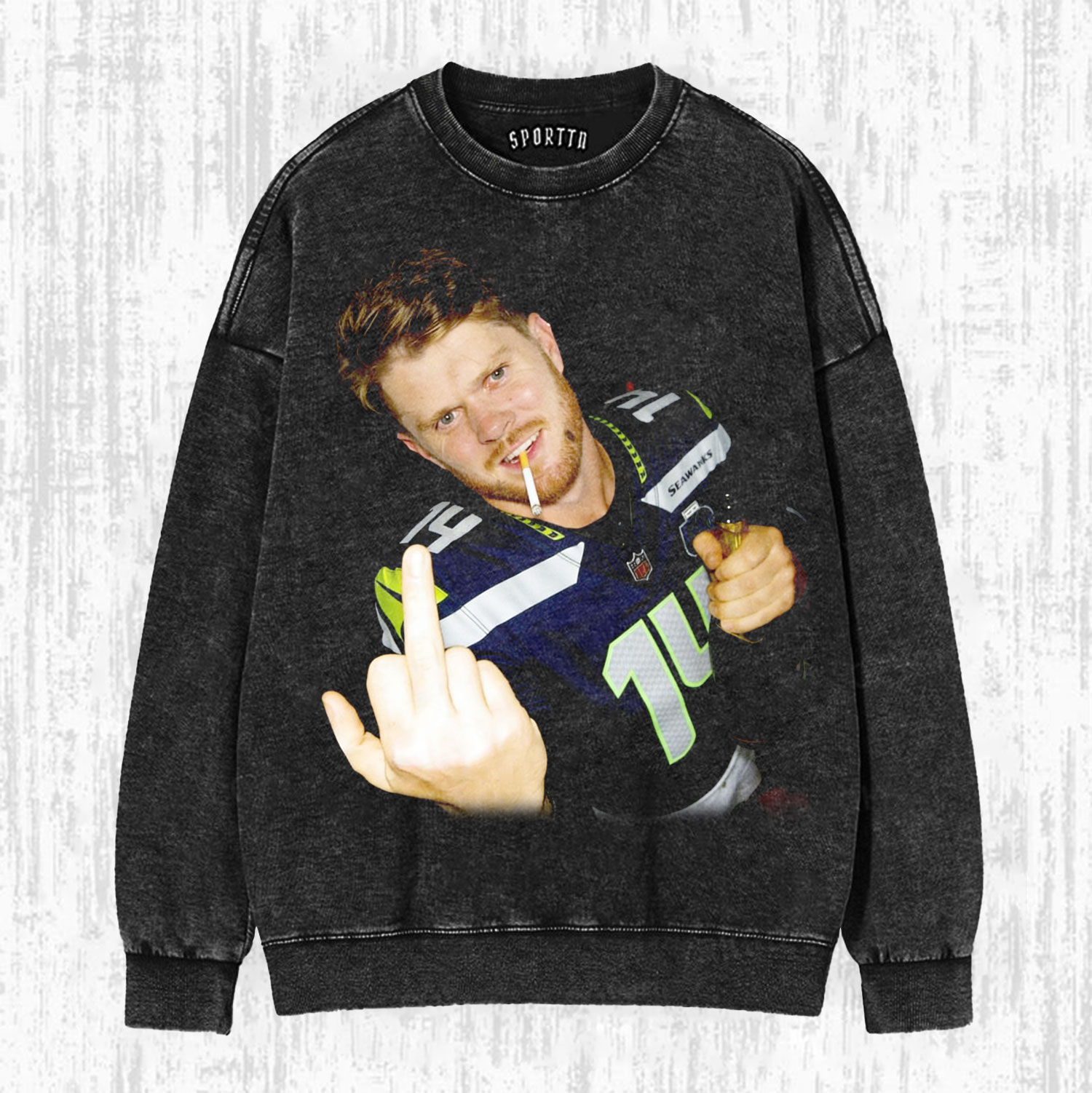 Sam Darnold Seahawks  NFL T-shirt-LASPORTN
