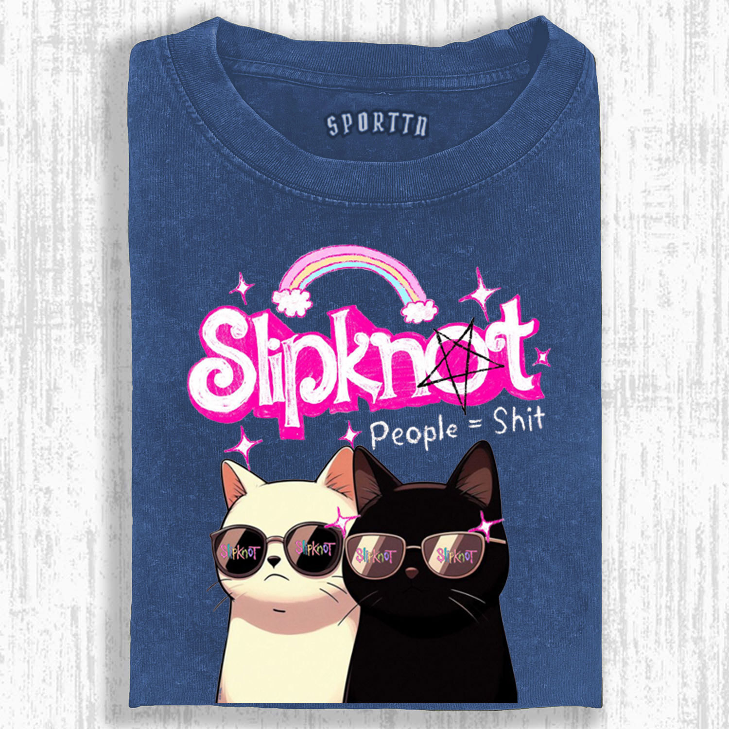Slipknot Funny Cat T-shirt