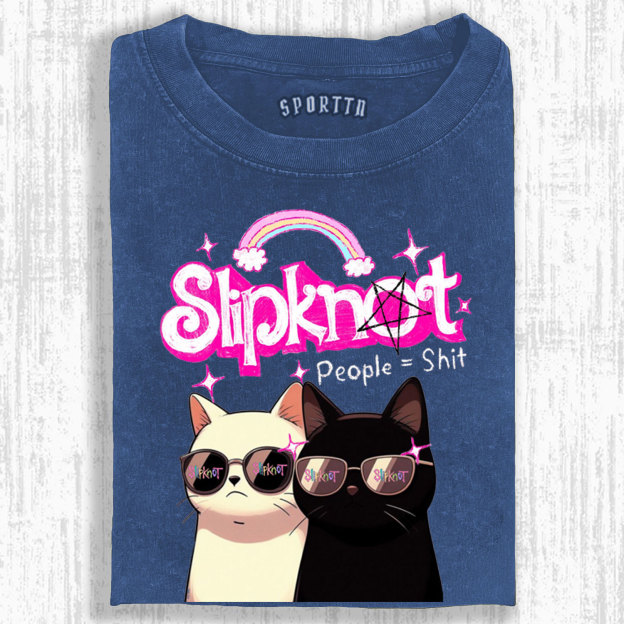 Slipknot Funny Cat T-shirt