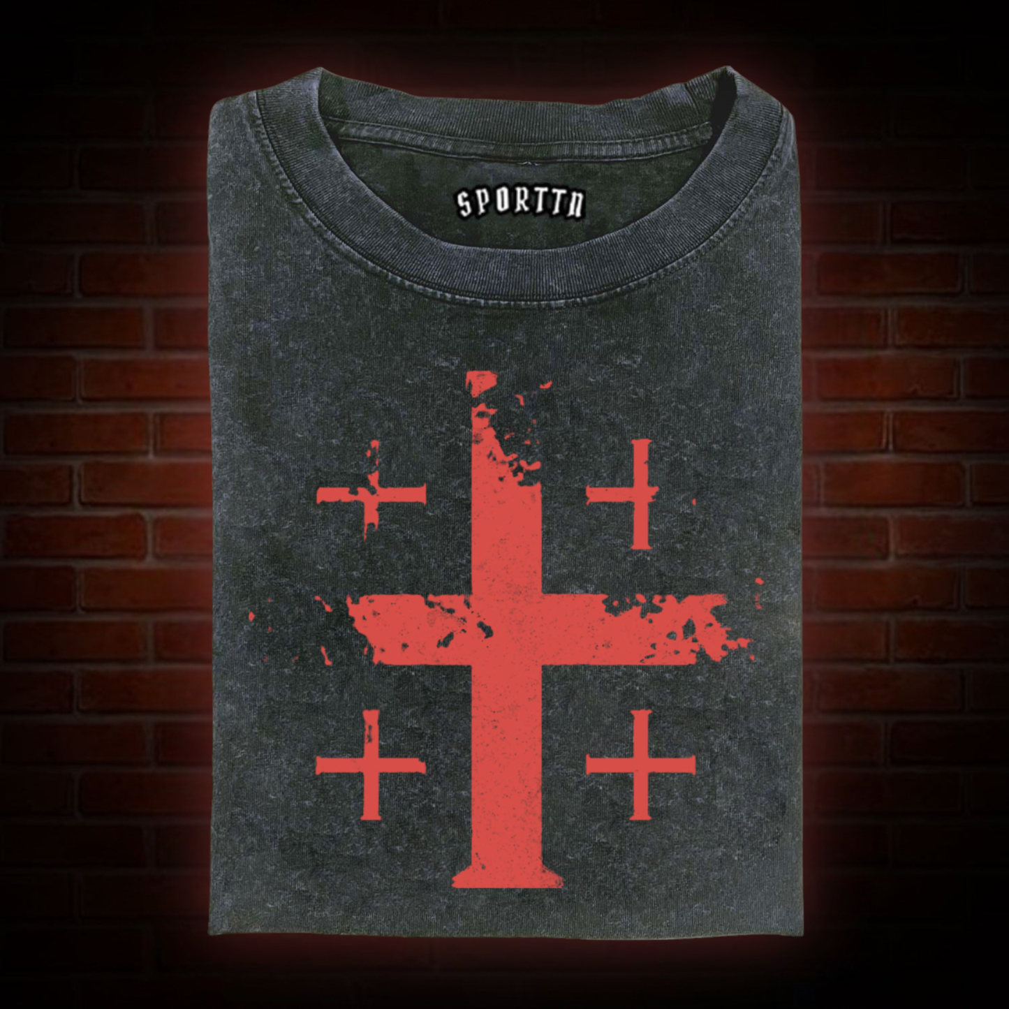 JERUSALEM CROSS VINTAGE T-SHIRT