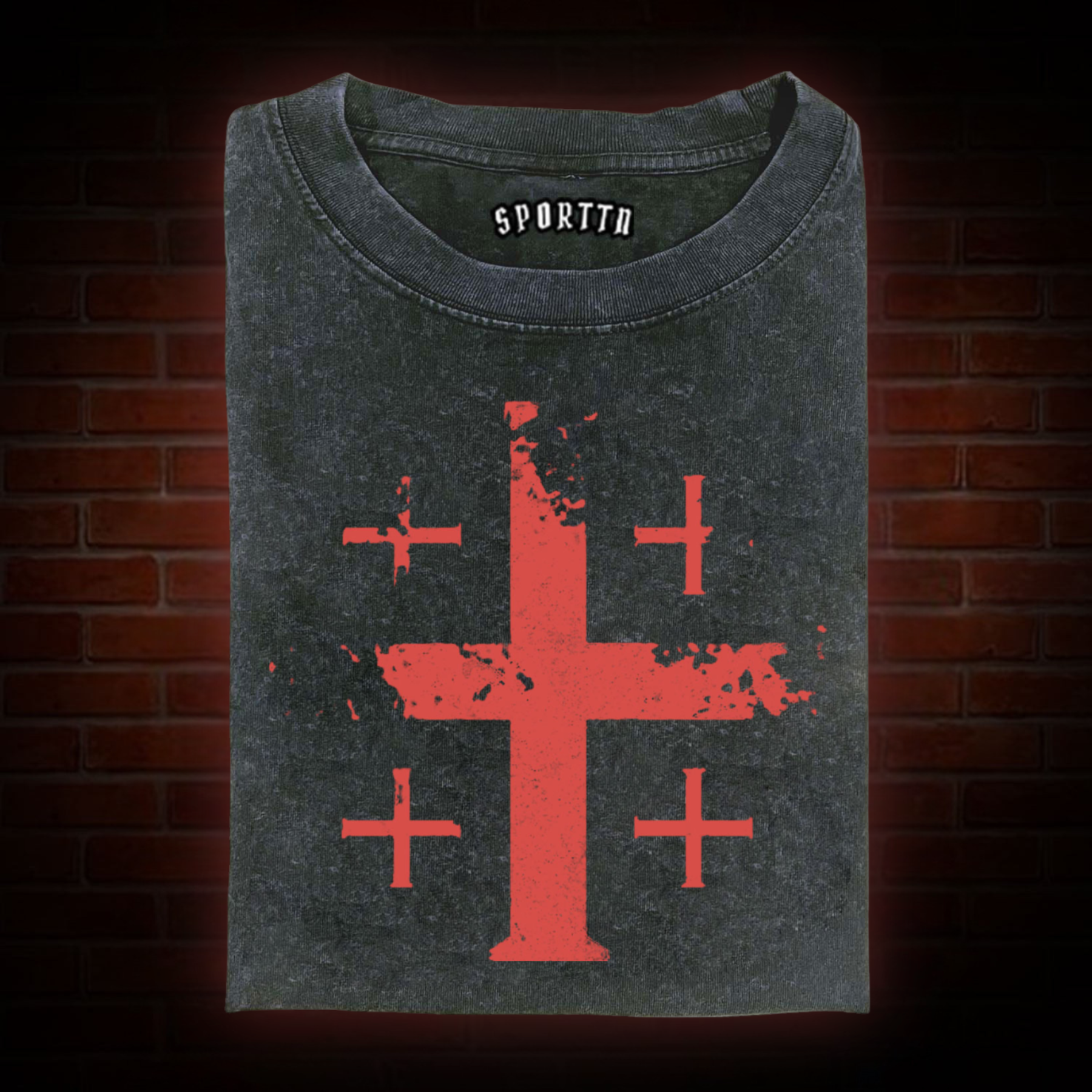 JERUSALEM CROSS VINTAGE T-SHIRT