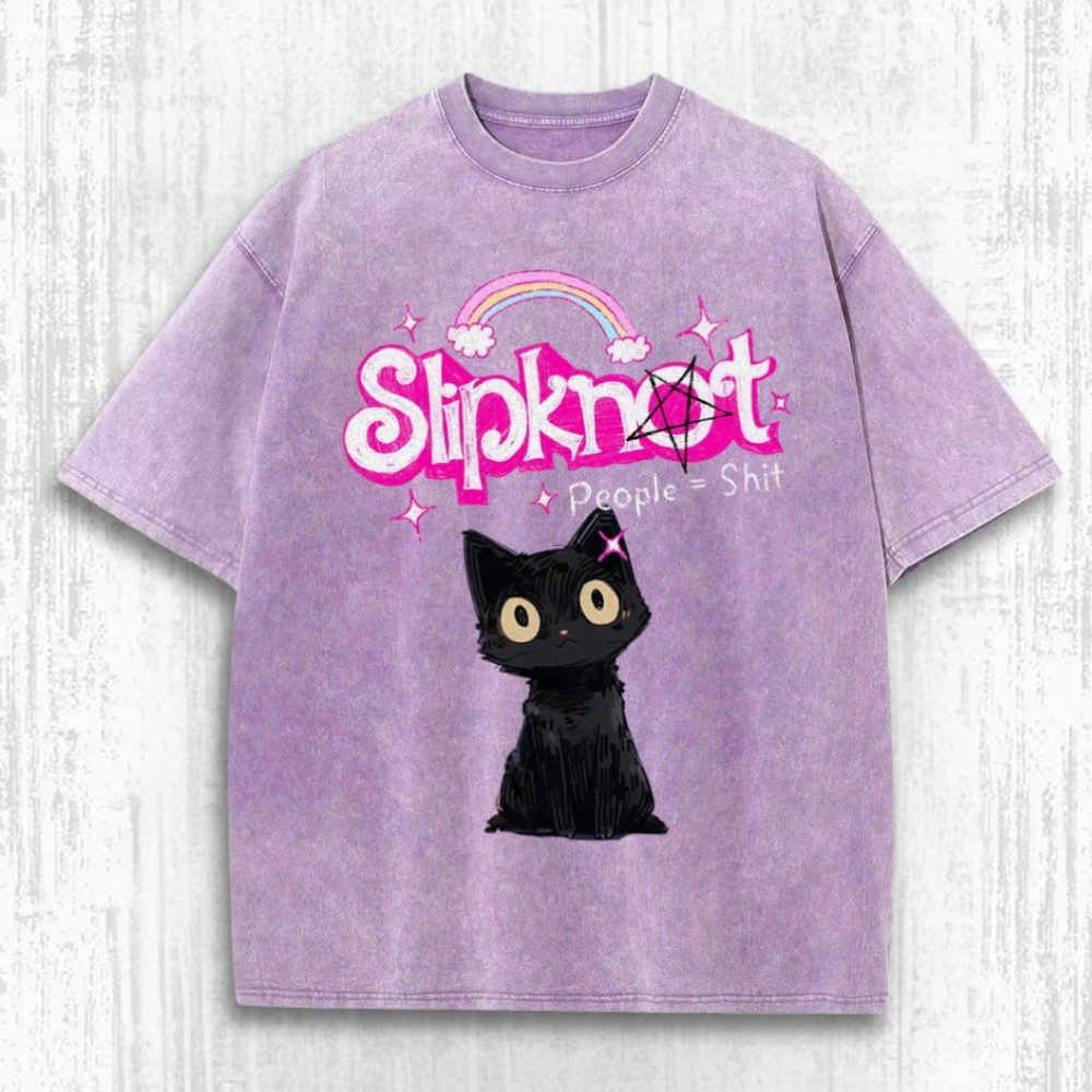 Slipknot Funny Cat T-shirt