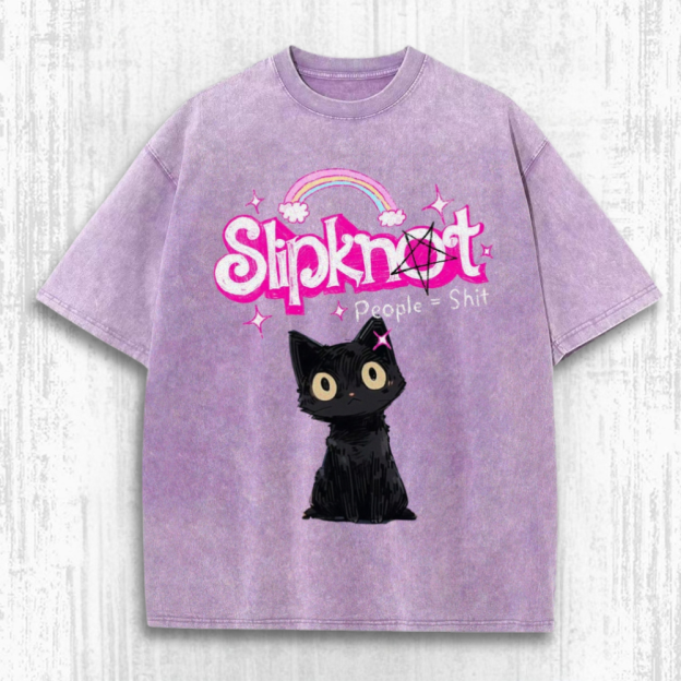 Slipknot Funny Cat T-shirt