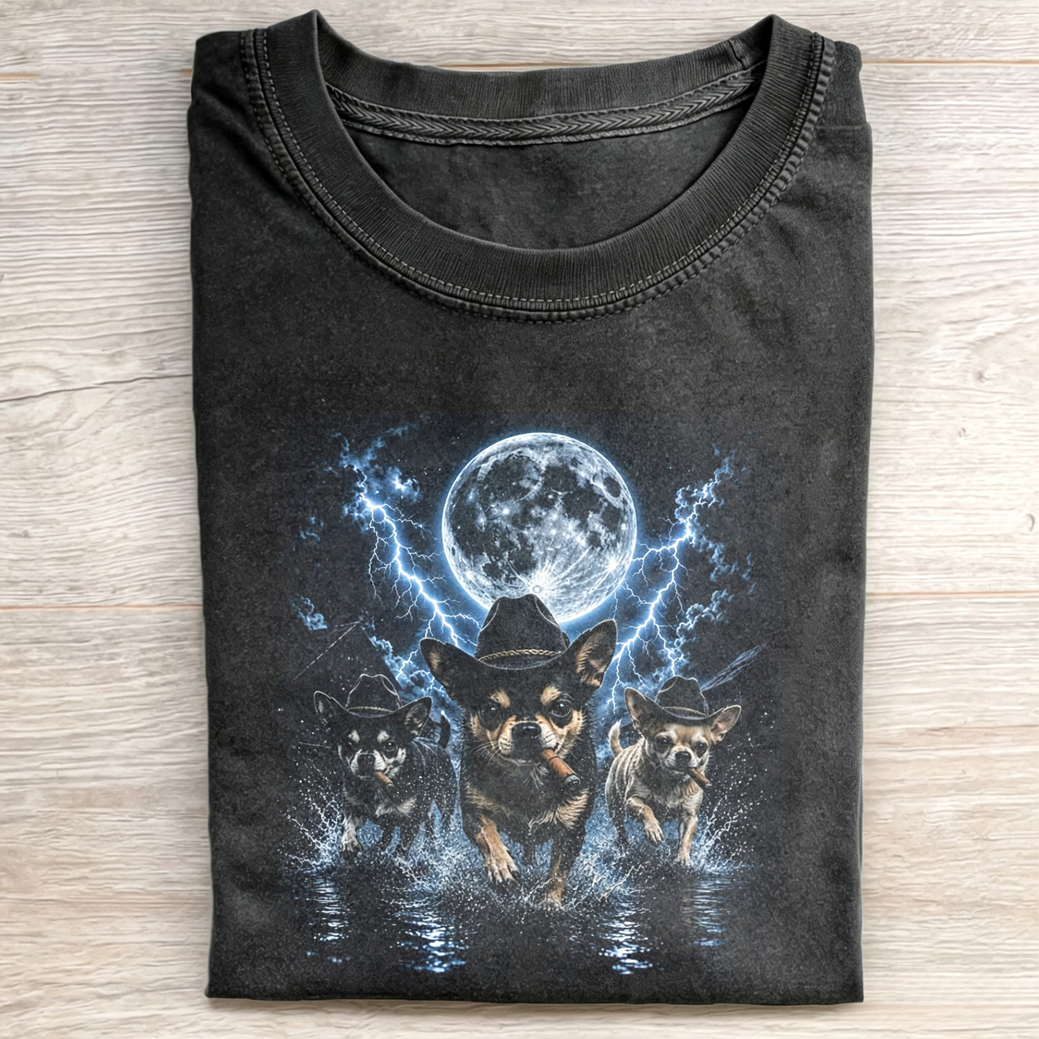 CHIHUAHUAS COWBOY PET LOVERS FUNNY T-SHIRT