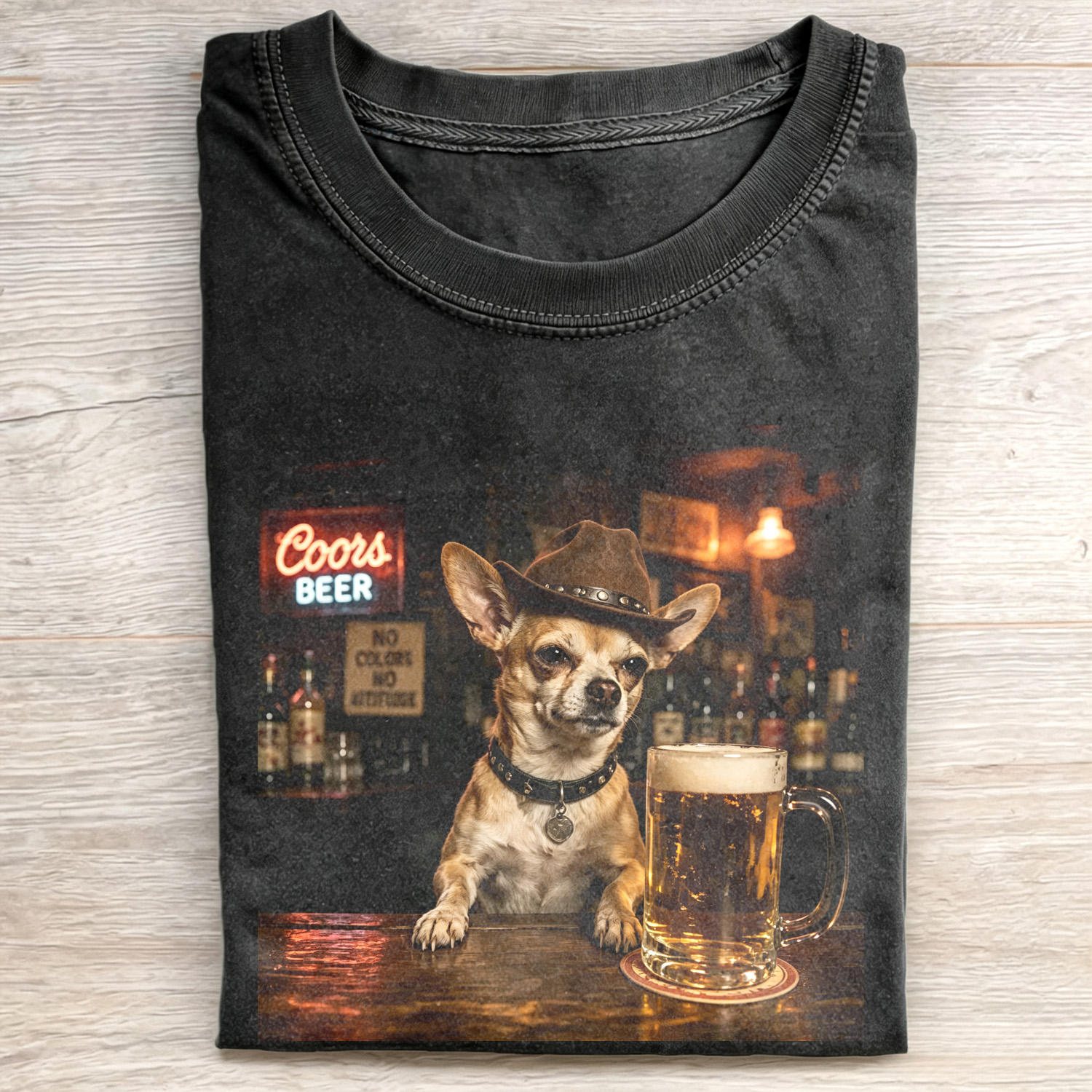 CHIHUAHUAS COWBOY PET LOVERS FUNNY T-SHIRT