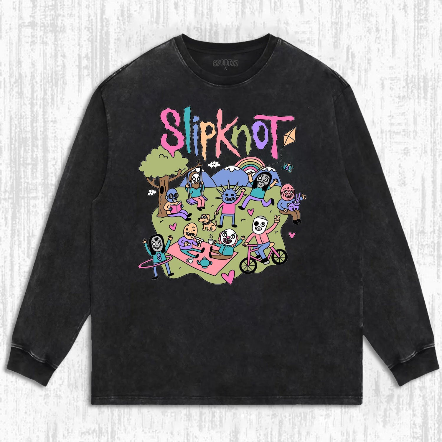 MUSIC SLIPKNOT VINTAGE WASHED TEE