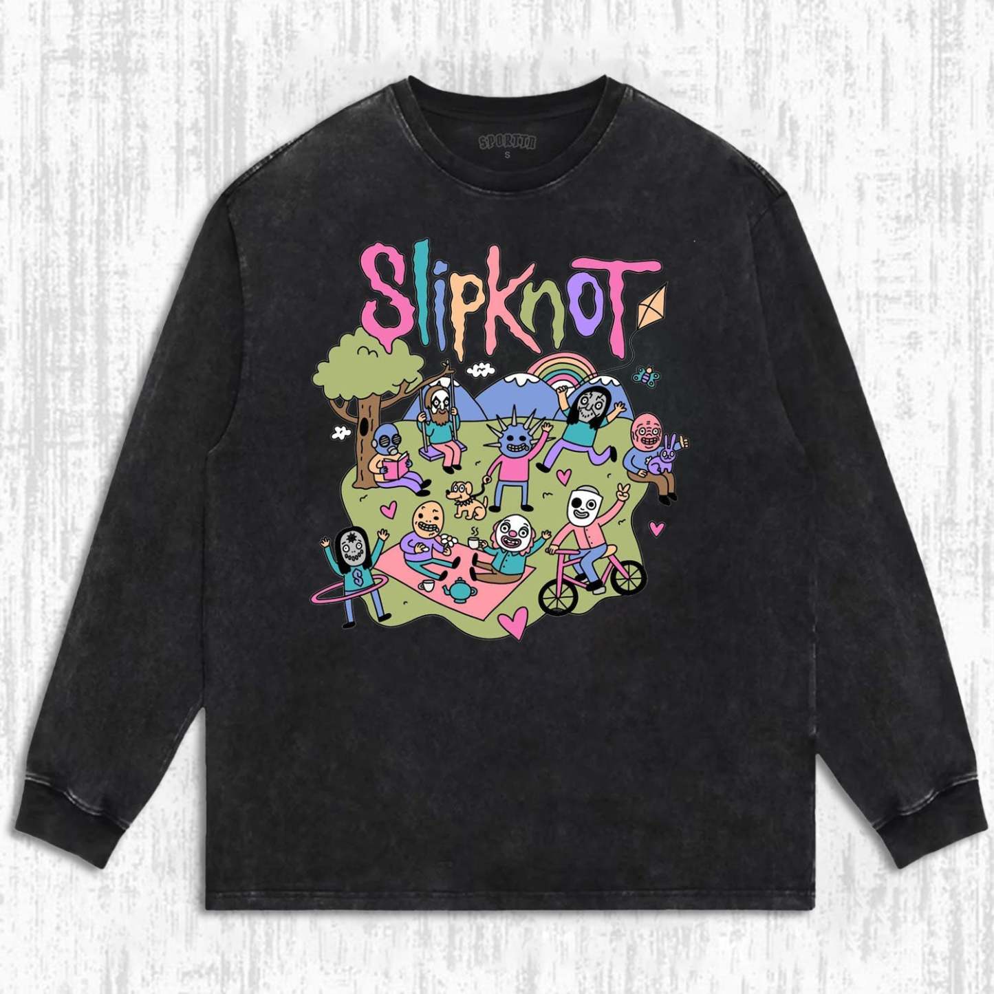 MUSIC SLIPKNOT VINTAGE WASHED TEE