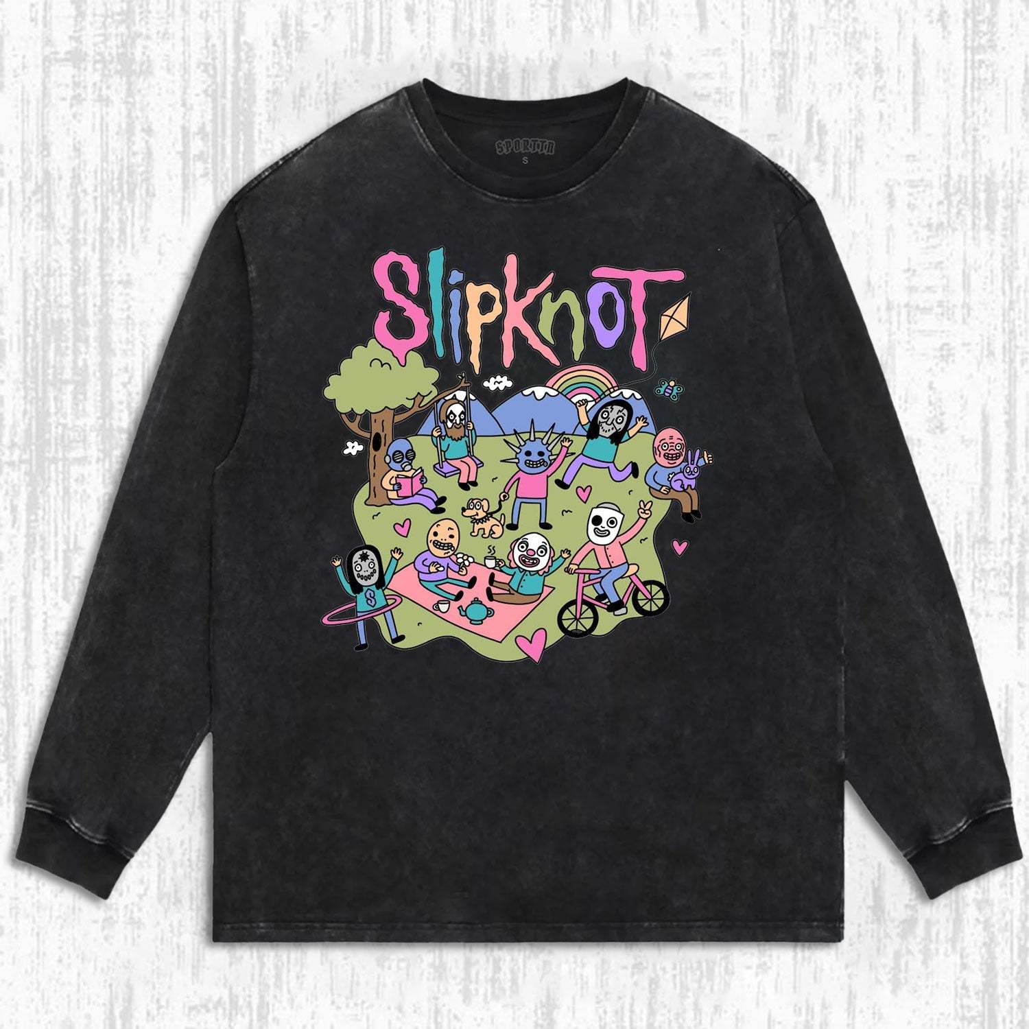 MUSIC SLIPKNOT VINTAGE WASHED TEE