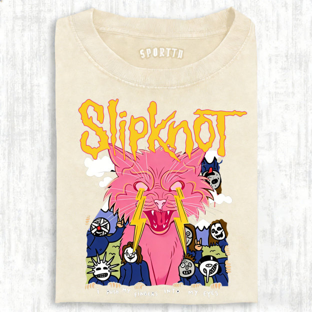 Slipknot Funny Cat T-shirt