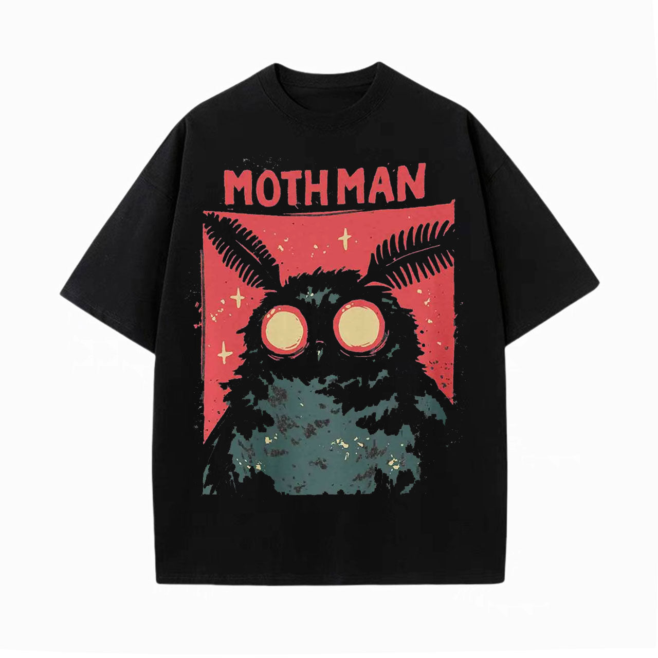 CRYPTID MOTHMAN WASHED T-SHIRT-LASPORTN