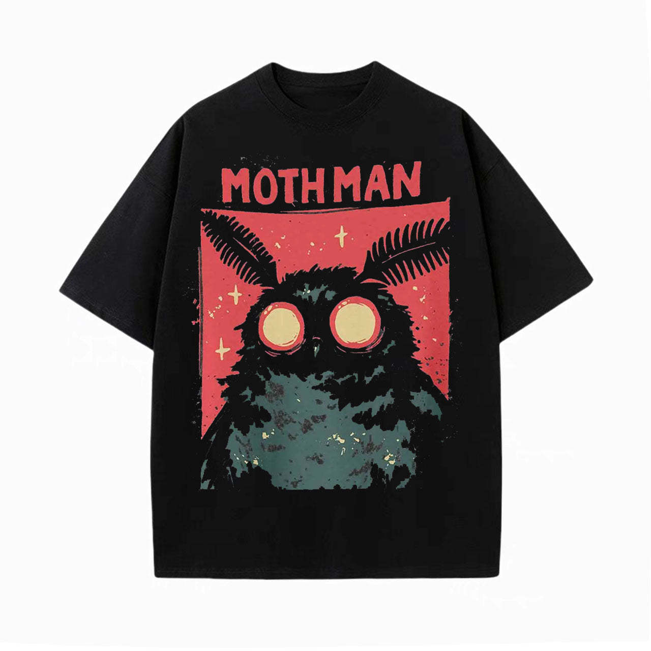CRYPTID MOTHMAN WASHED T-SHIRT-LASPORTN