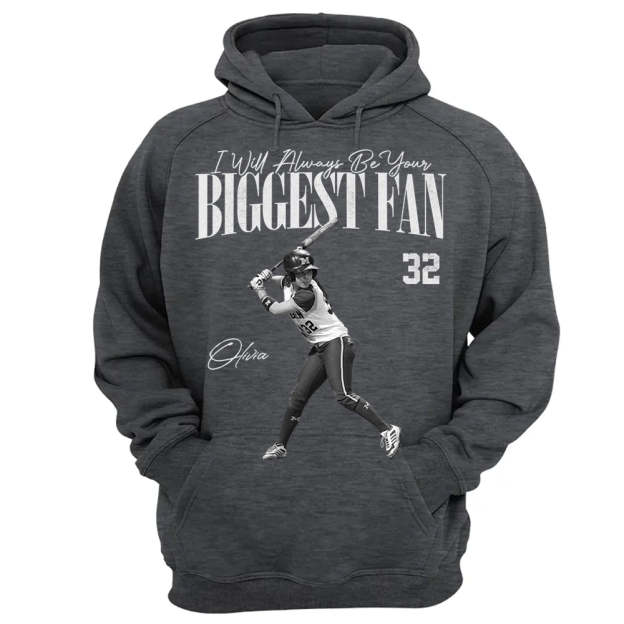 I'll Always Be Your Biggest Fan - Washed Tee Retro Bootleg Shirt For Softball Players T1807