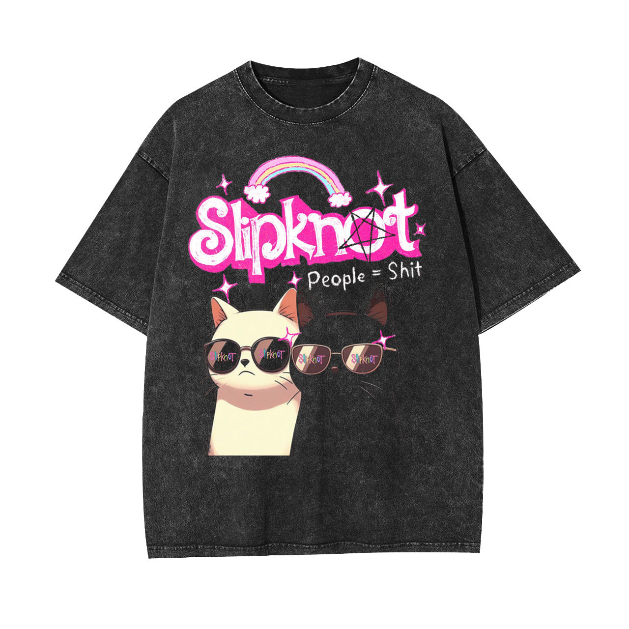 Slipknot Funny Cat T-shirt
