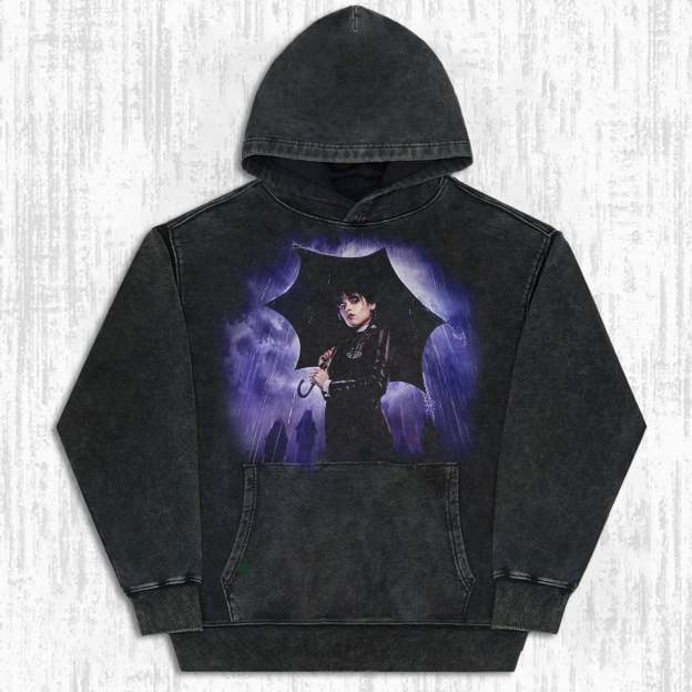 WEDNESDAY S2 ADDAMS THEMED T-SHIRT-LASPORTN