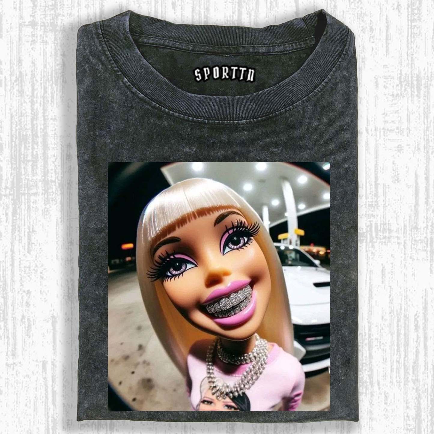 AMERICAN STREET BARBIE TEE-LASPORTN