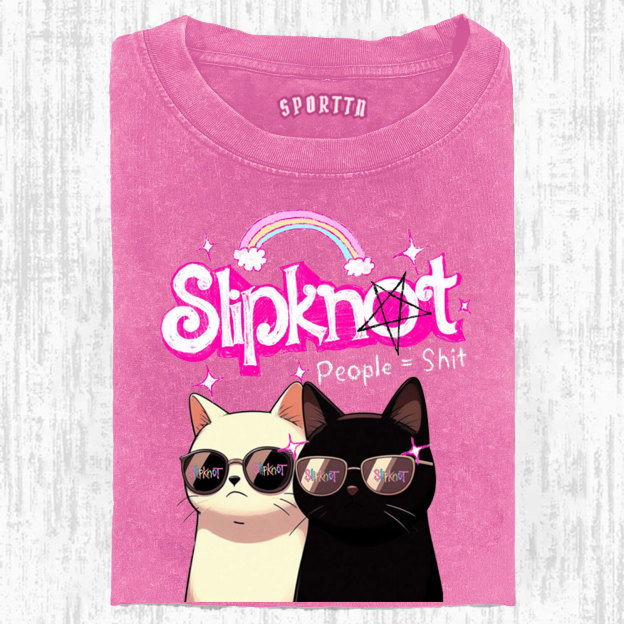 Slipknot Funny Cat T-shirt
