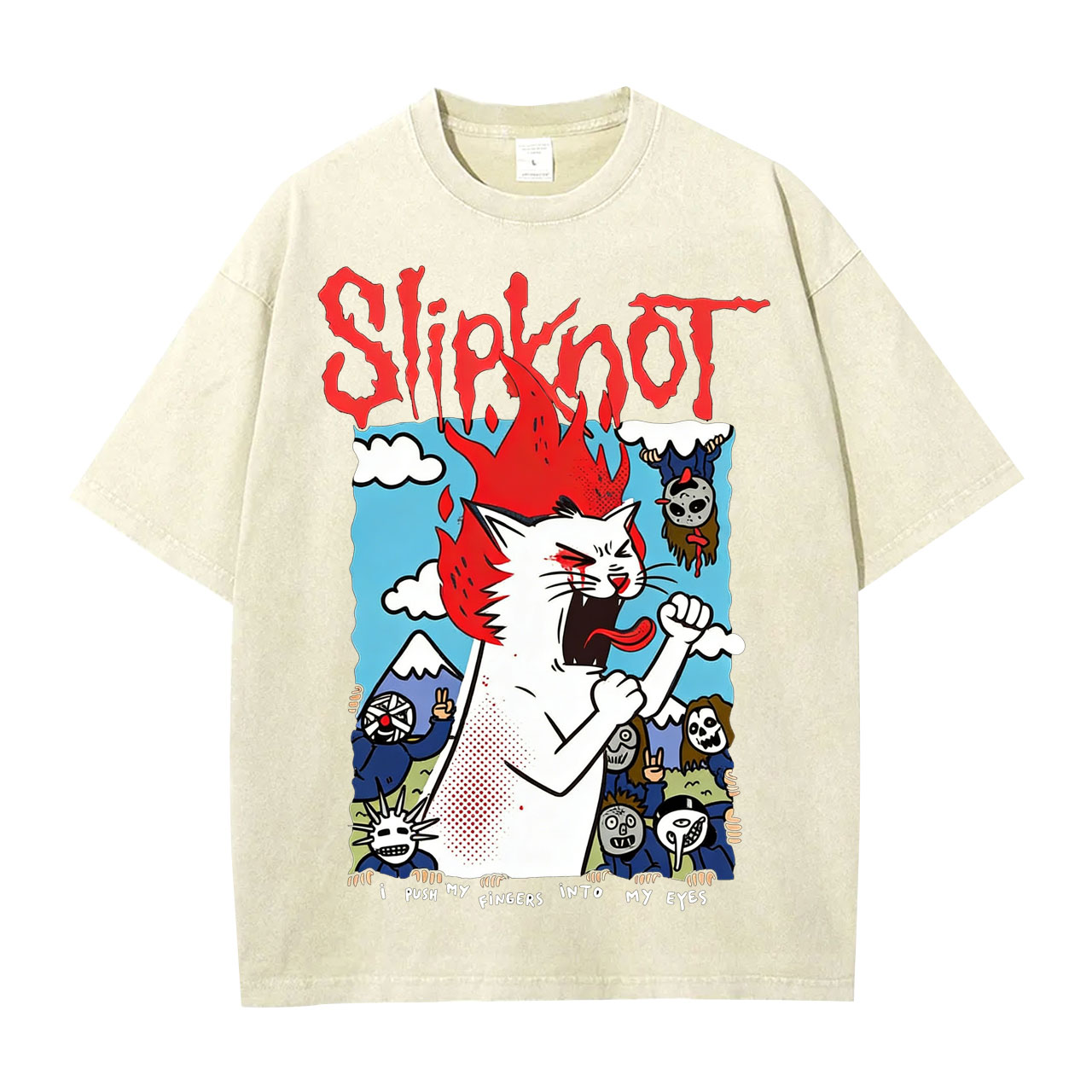 Slipknot Funny Cat T-shirt