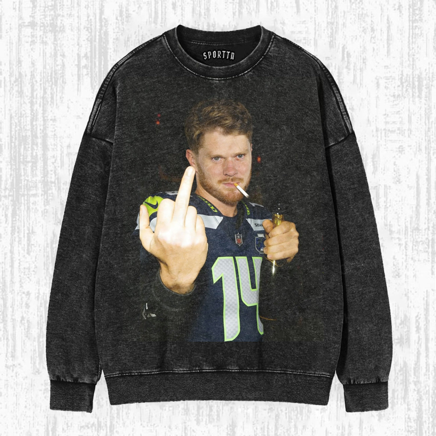 Sam Darnold Seahawks  NFL T-shirt-LASPORTN