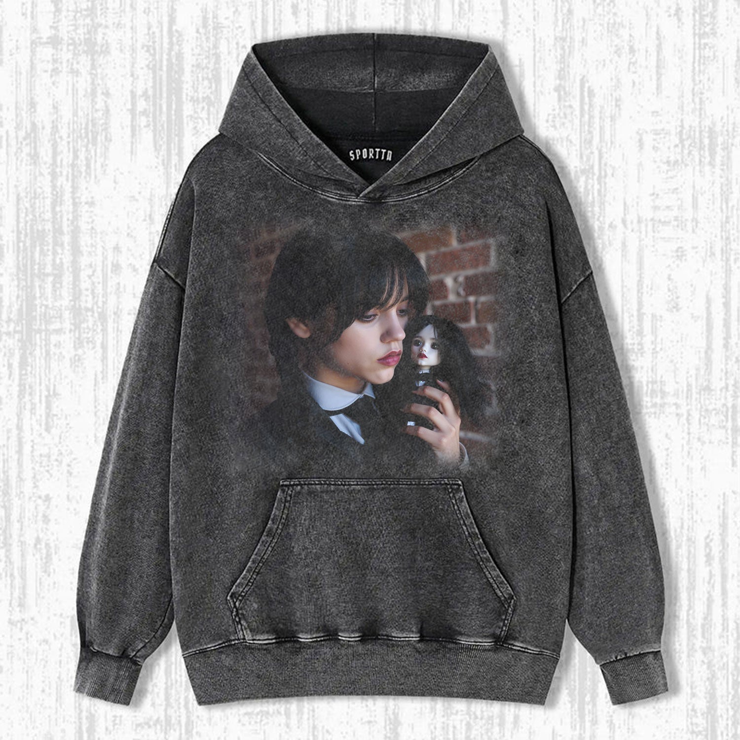 WEDNESDAY S2 ADDAMS THEMED T-SHIRT-LASPORTN